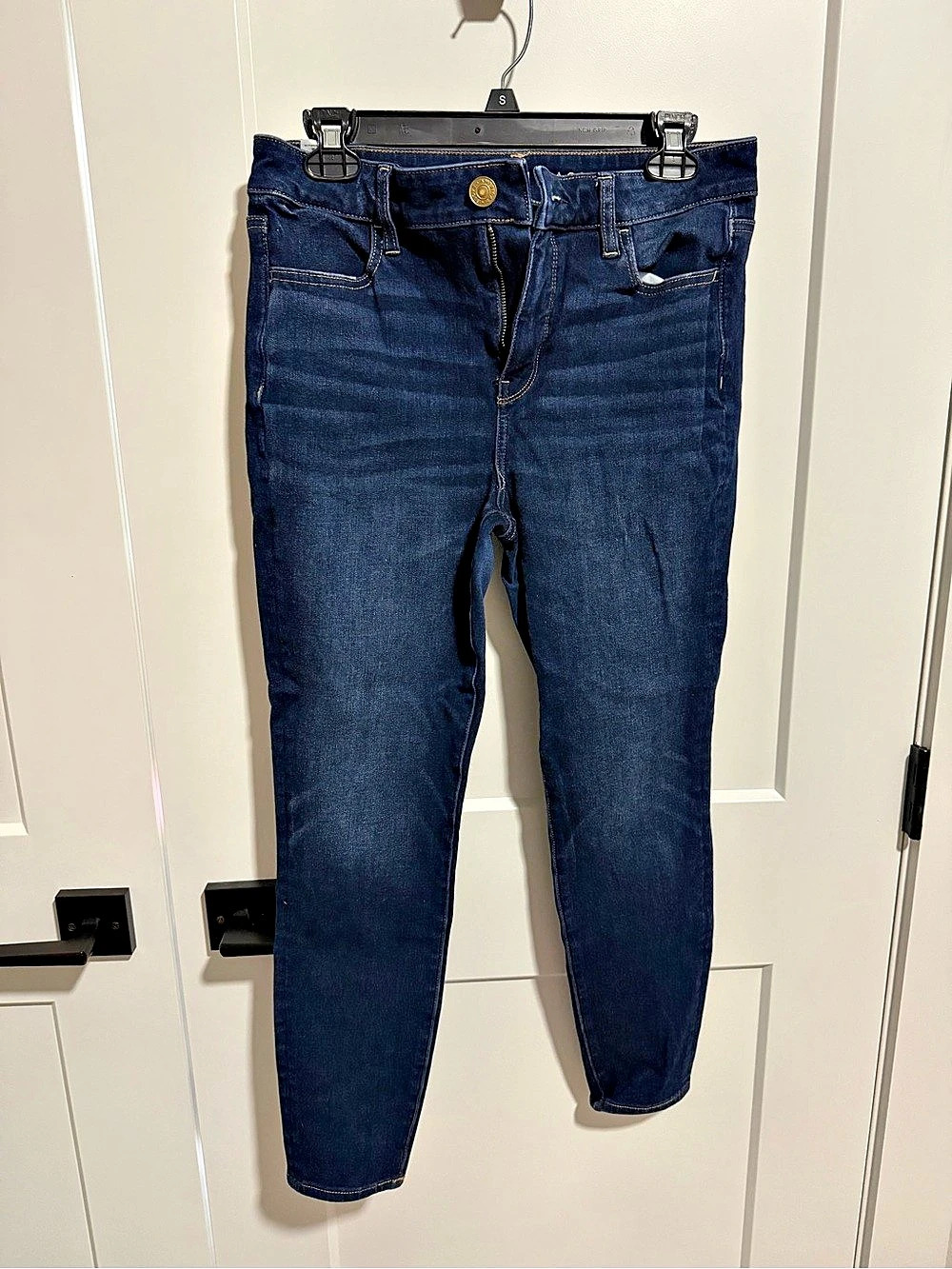 American Eagle The Dream Jean Jeans in Blue Size 10 short